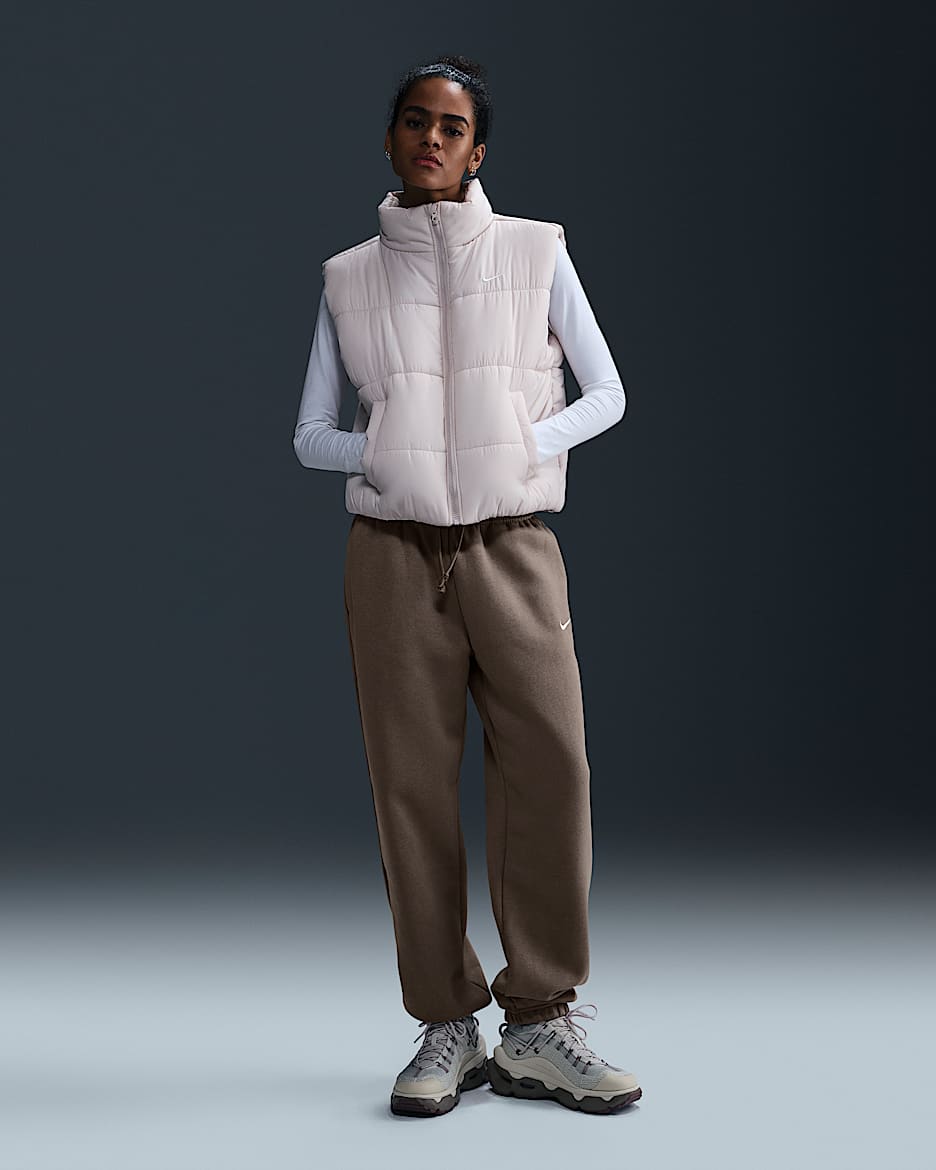 Pantalon de survêtement oversize à taille haute