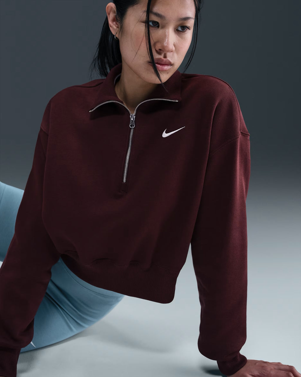 Sweat Court à 1/4 De Zip