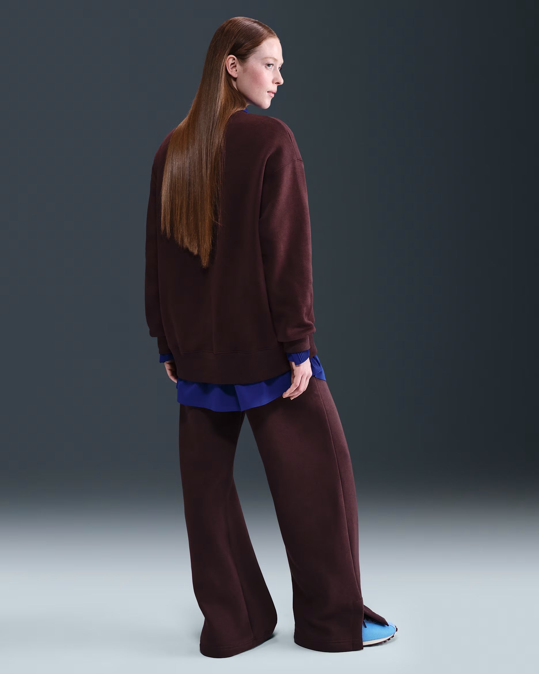 Pantalon Taille Haute à Jambes Larges