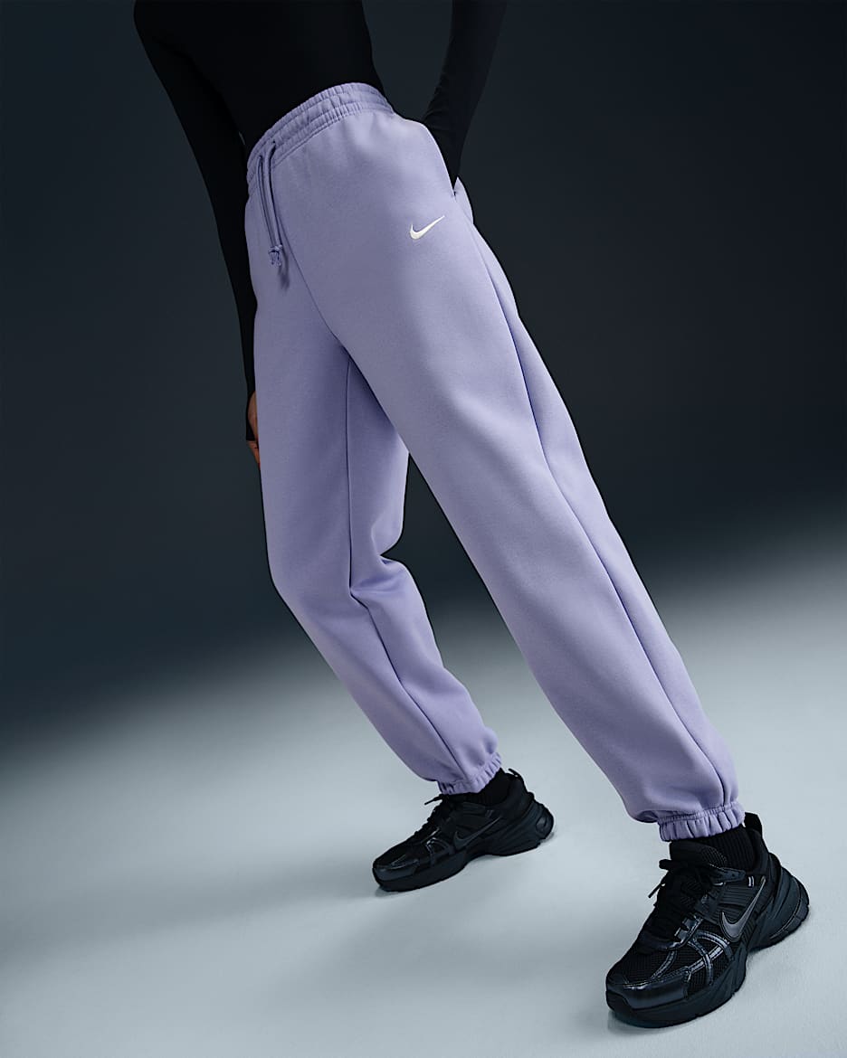 Pantalon de survêtement oversize à taille haute