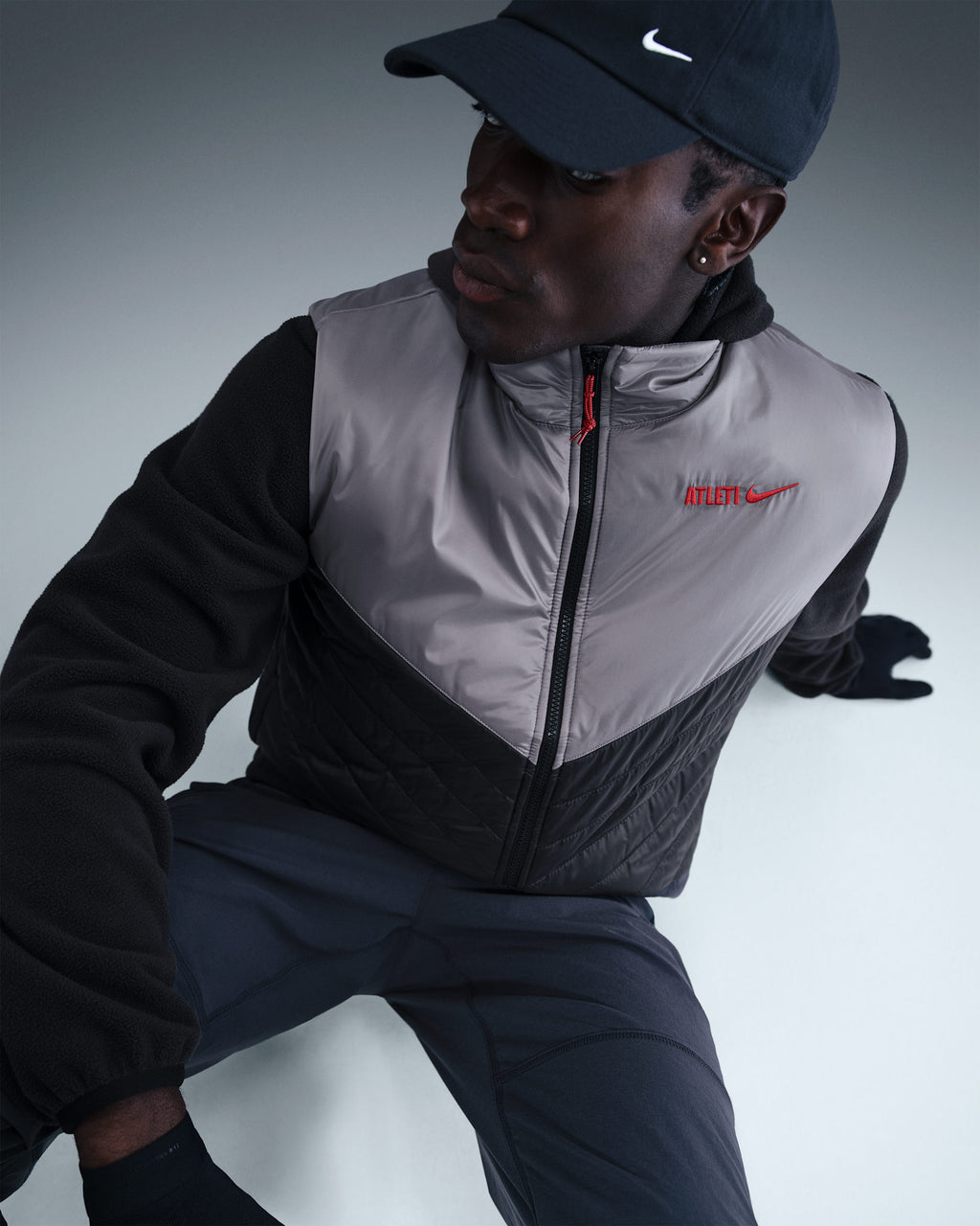 Doudoune sans manches de foot d'épaisseur moyenne Nike Therma-FIT