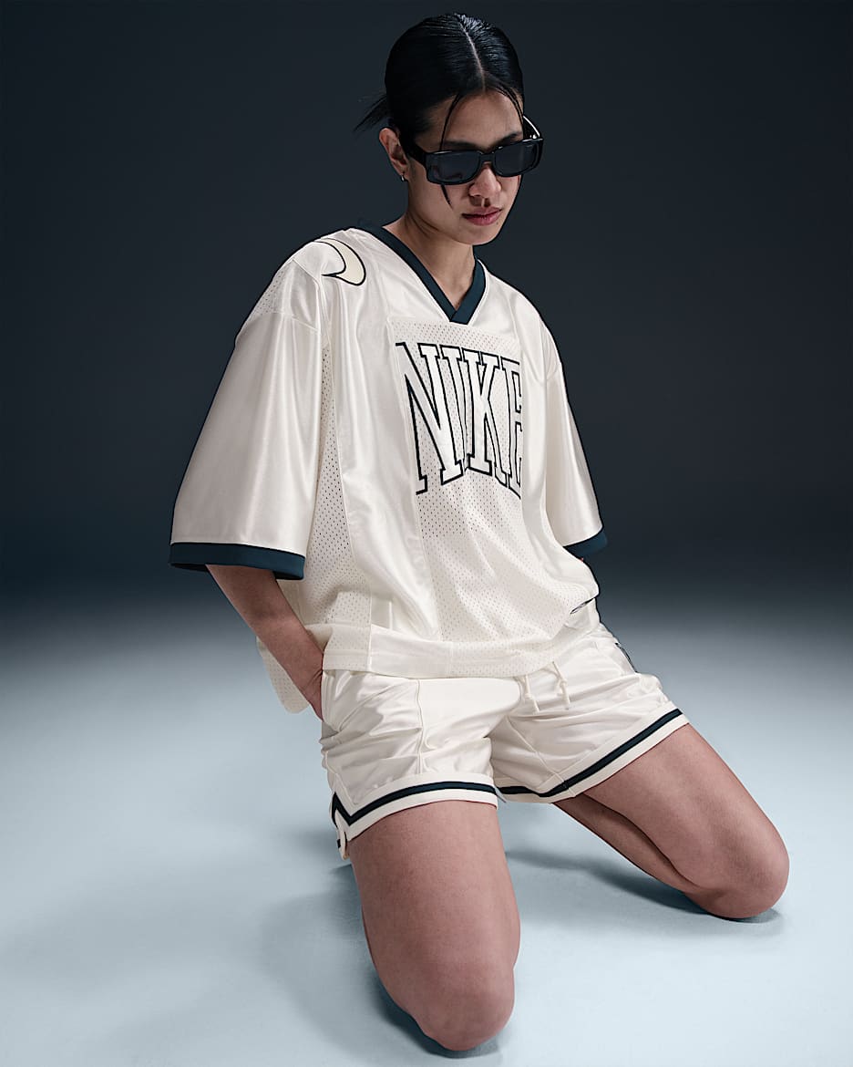 Maillot oversize à manches courtes et motif