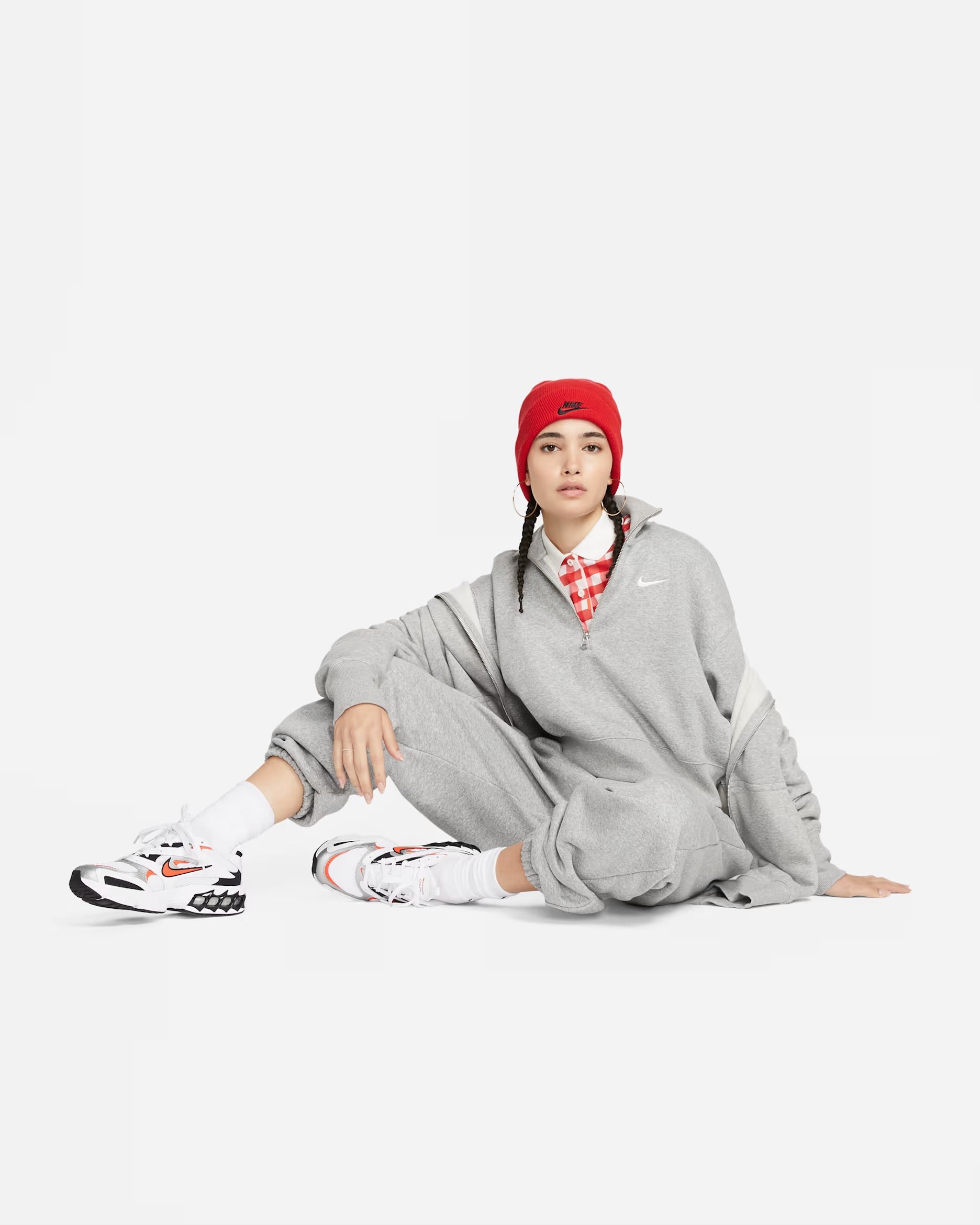 Sweat Court à 1/4 De Zip