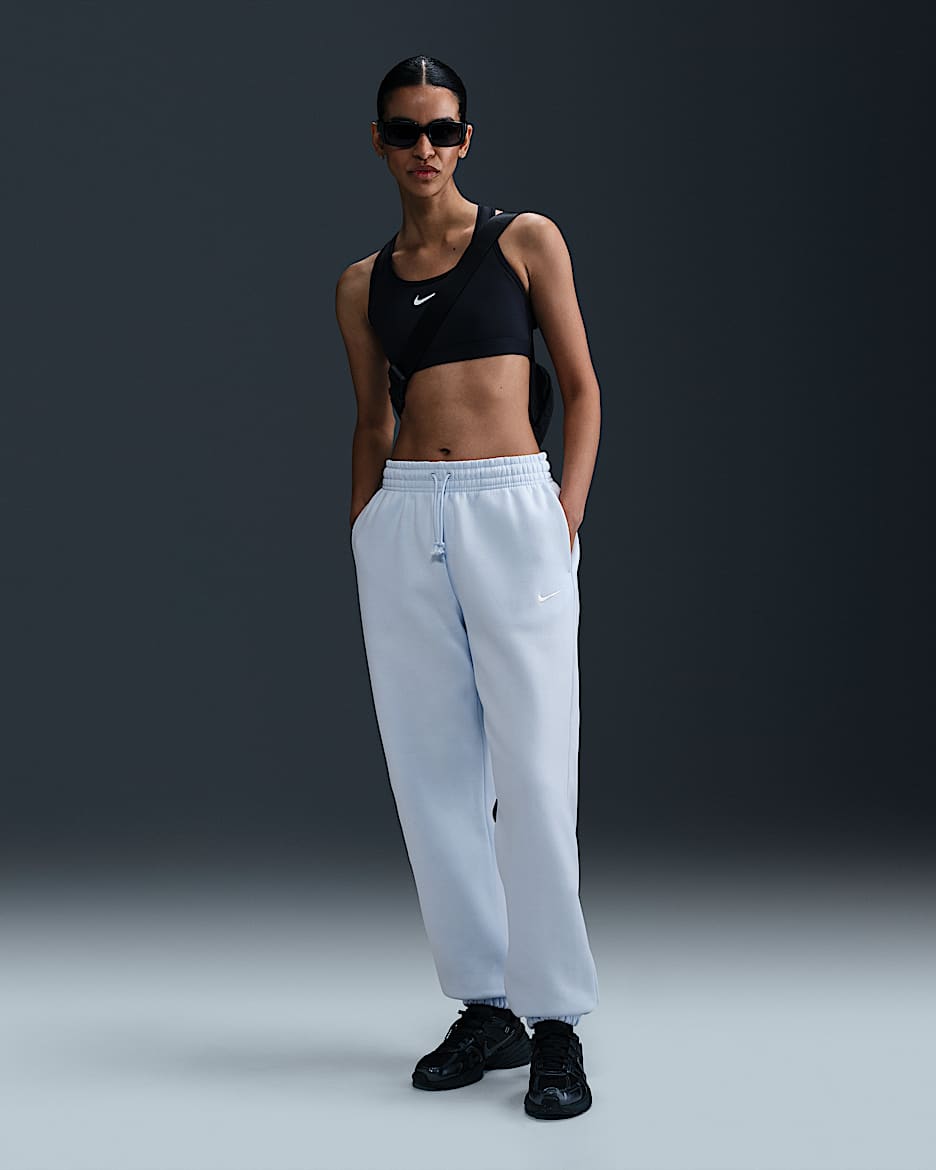 Pantalon de survêtement oversize à taille haute