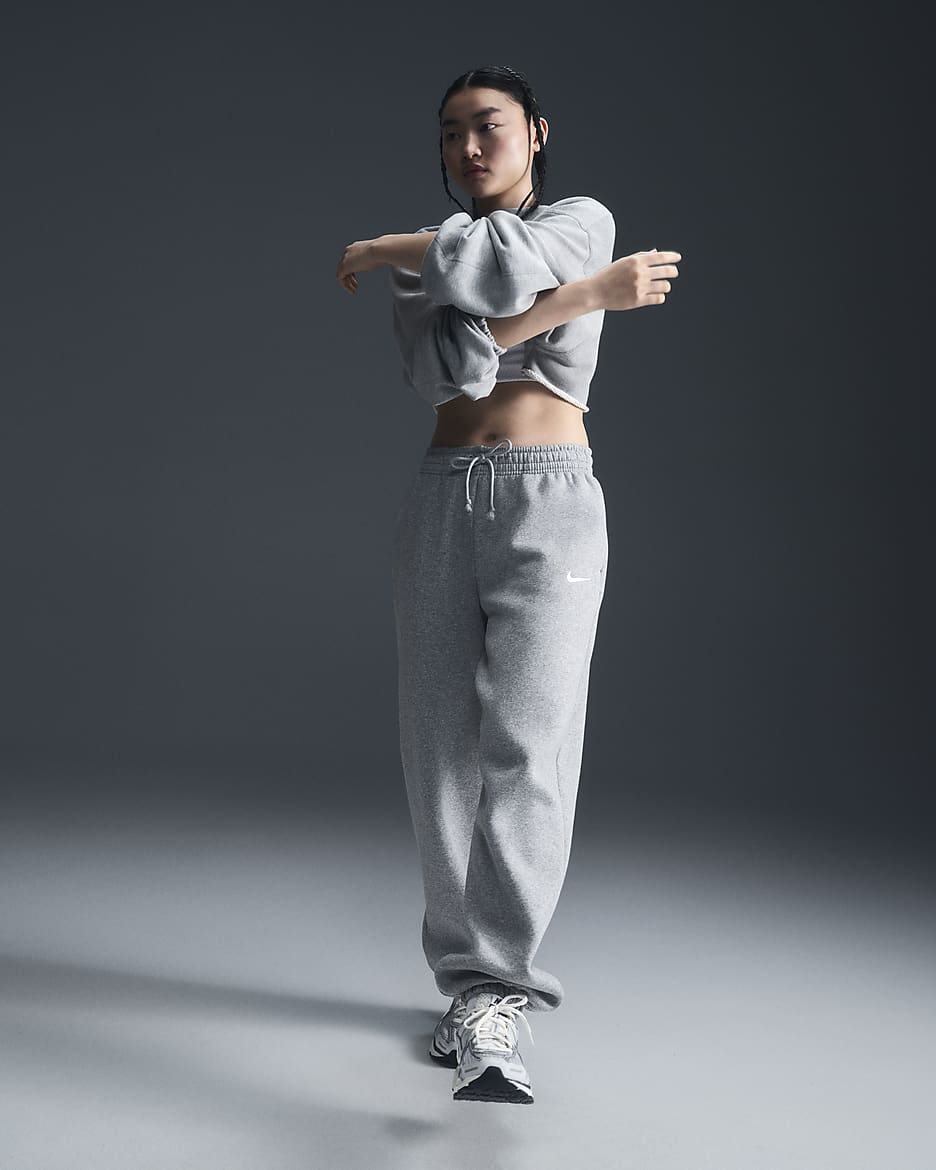 Pantalon de survêtement oversize à taille haute