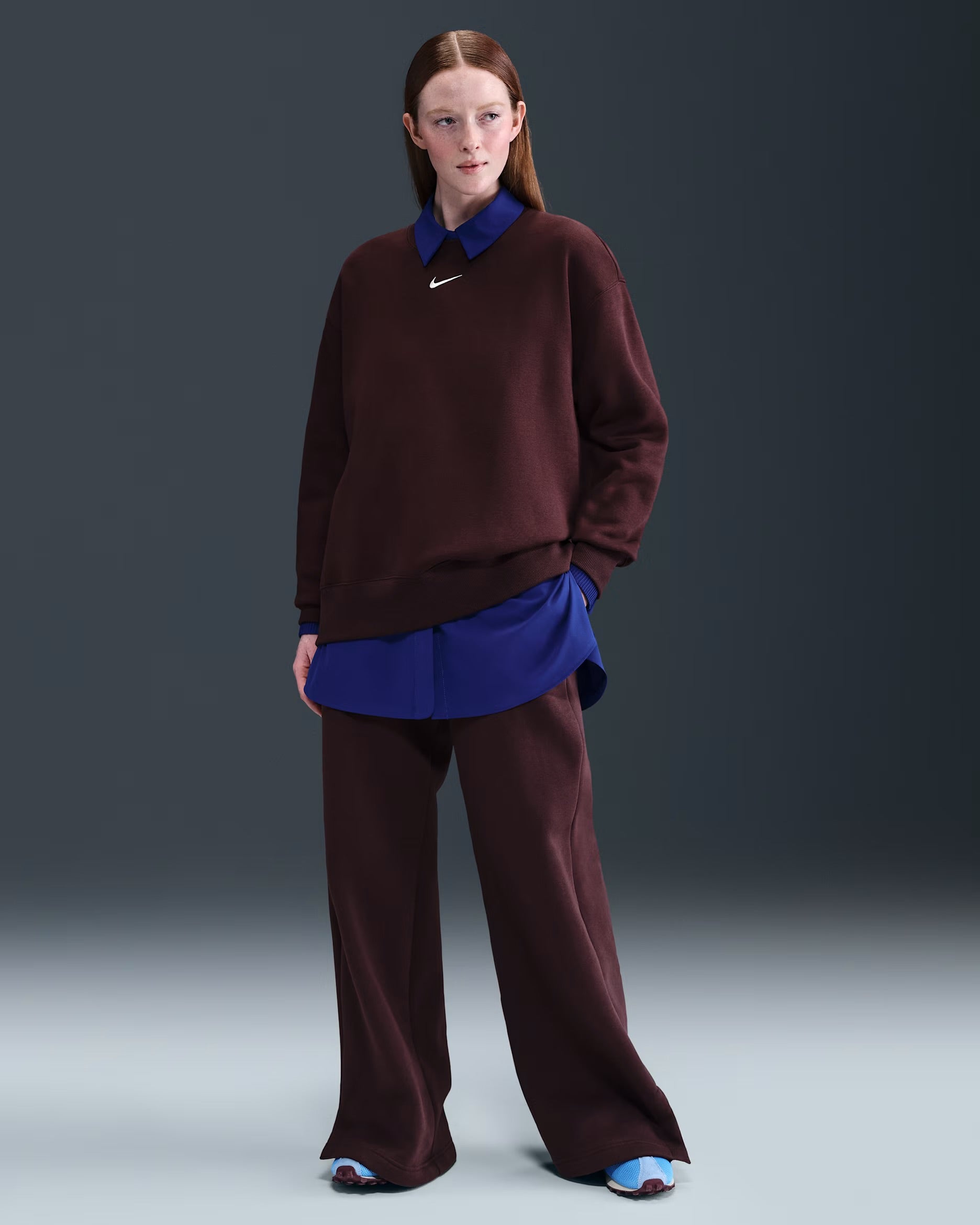 Pantalon Taille Haute à Jambes Larges