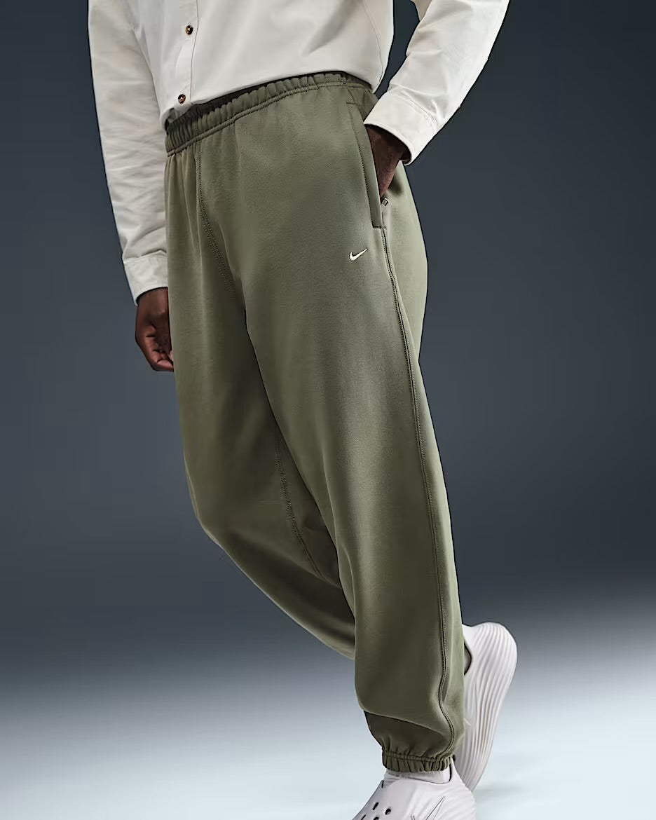 Pantalon à Revers en Fleece