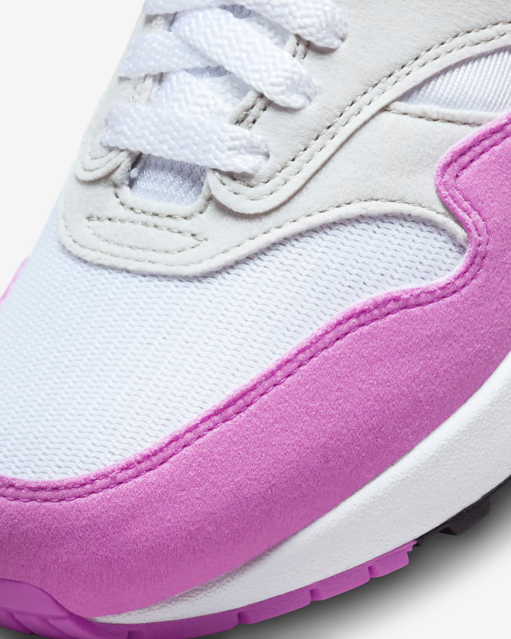 Air Max 1 Rose / Blanc