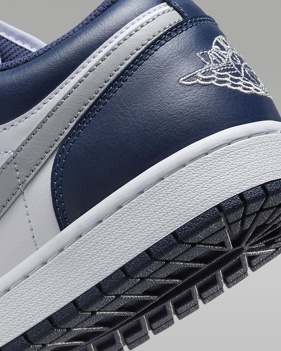 Air Jordan 1 Low - Blanc / Bleu