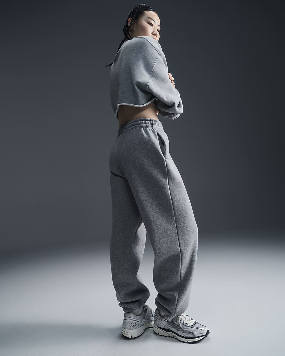 Pantalon de survêtement oversize à taille haute