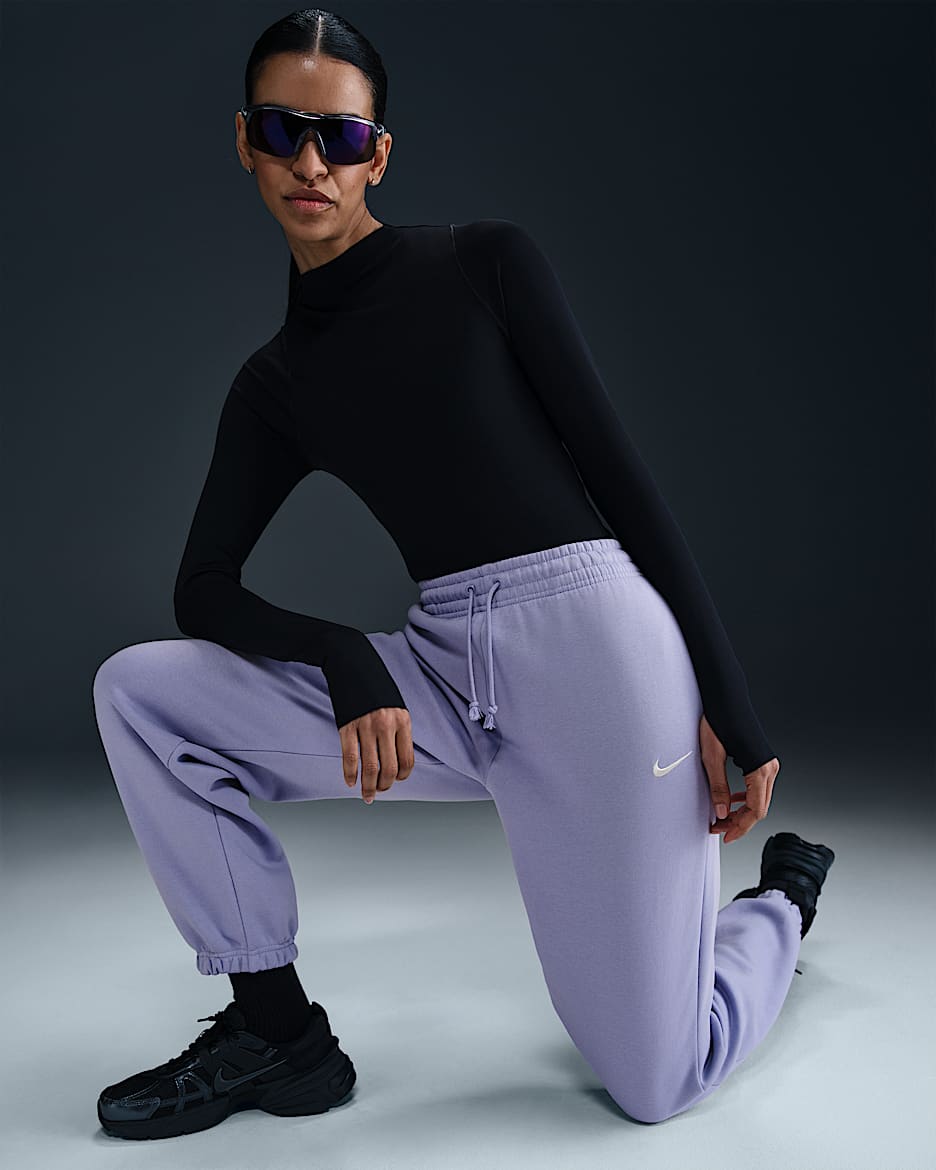 Pantalon de survêtement oversize à taille haute