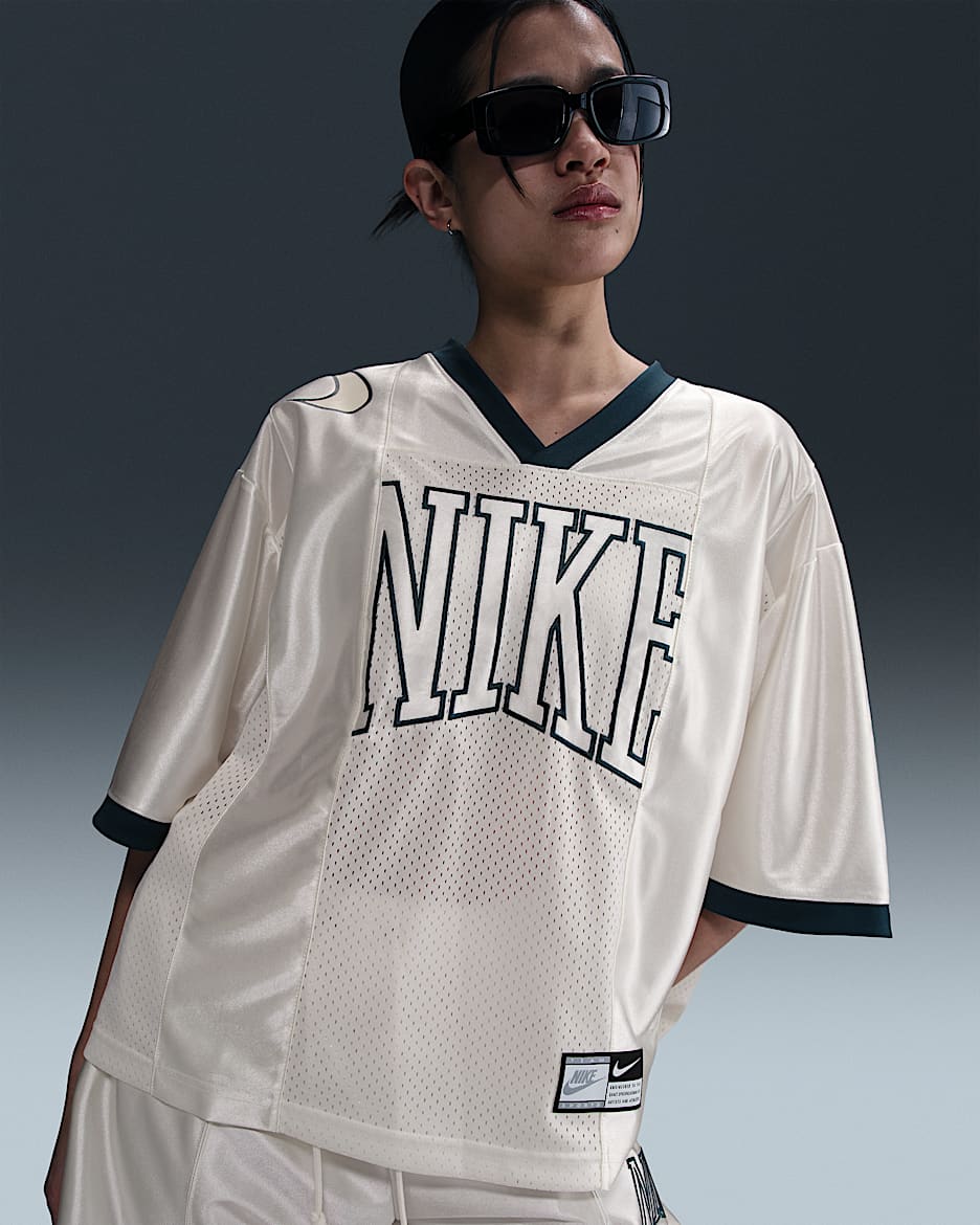 Maillot oversize à manches courtes et motif