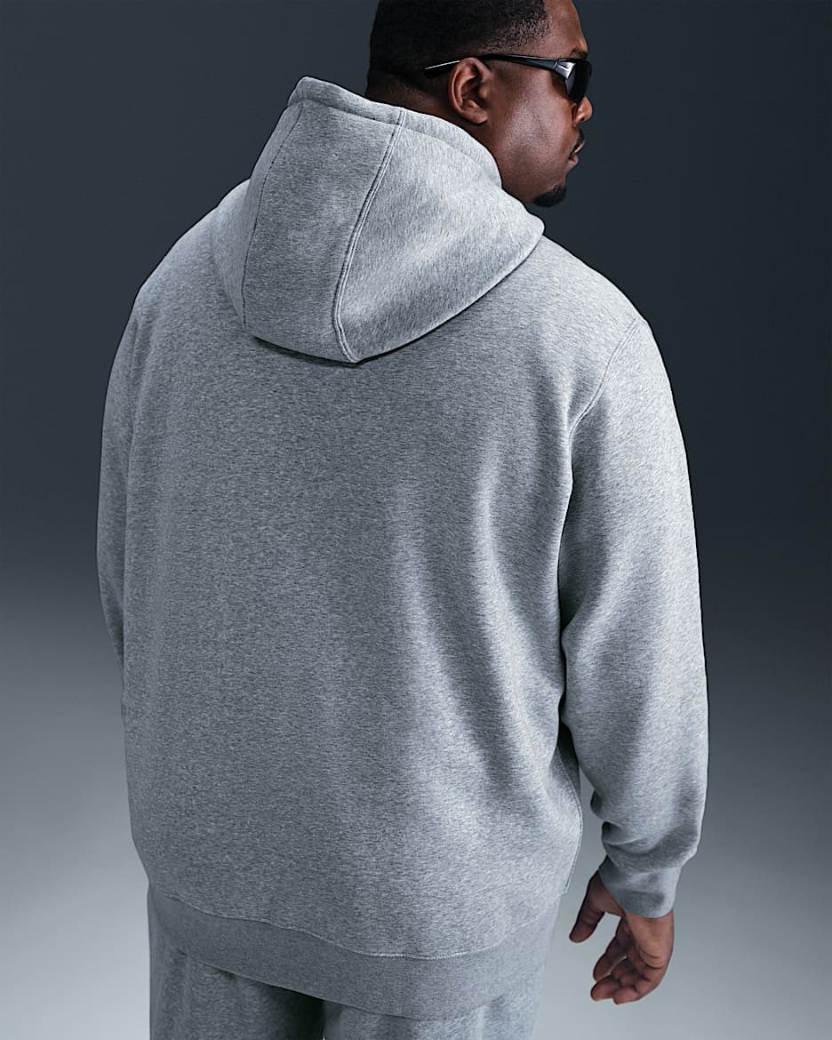 Sweat à capuche en tissu Fleece à zip