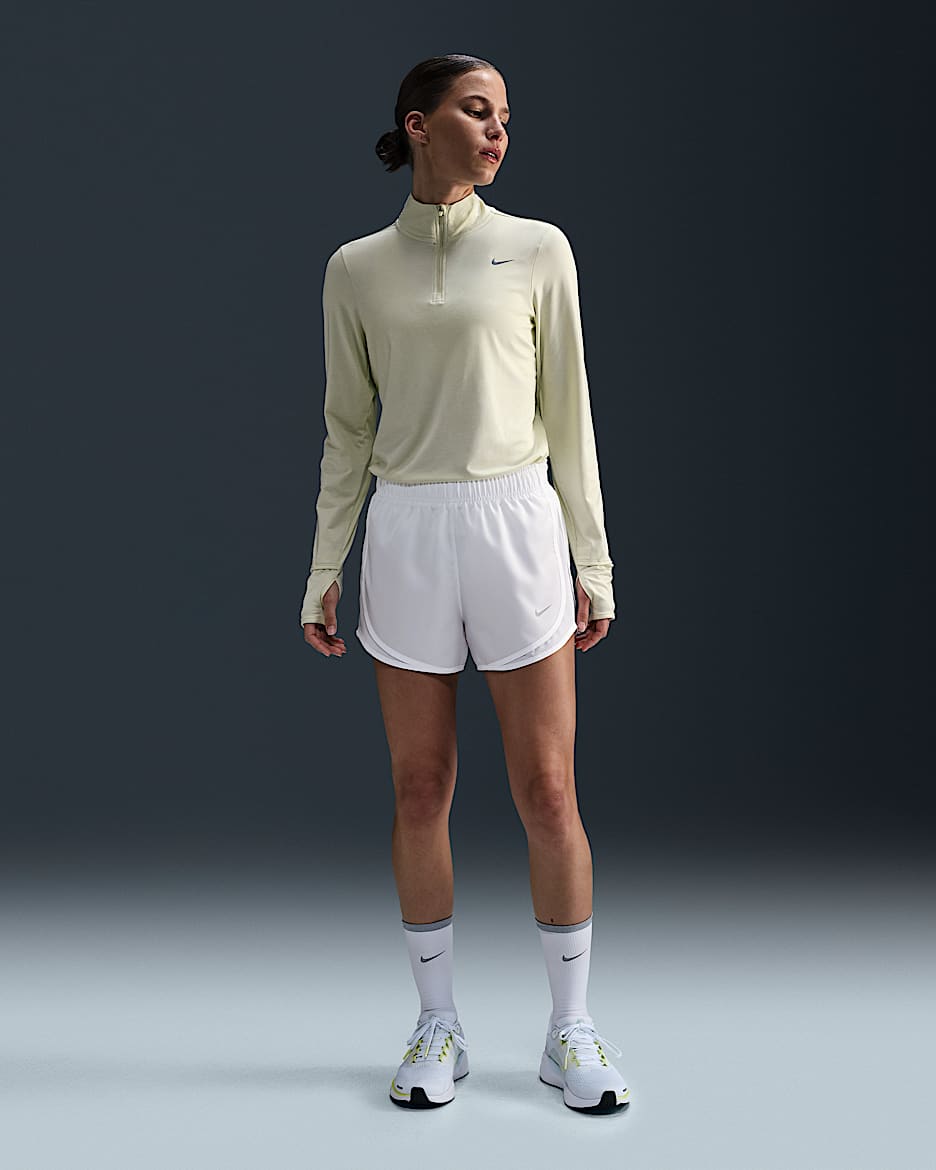 Short de running Dri-Fit taille mi-haute avec sous-short intégré