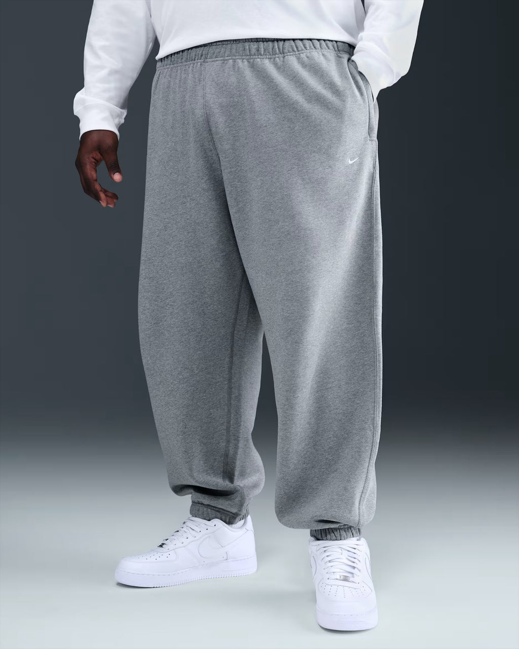 Pantalon à Revers en Fleece