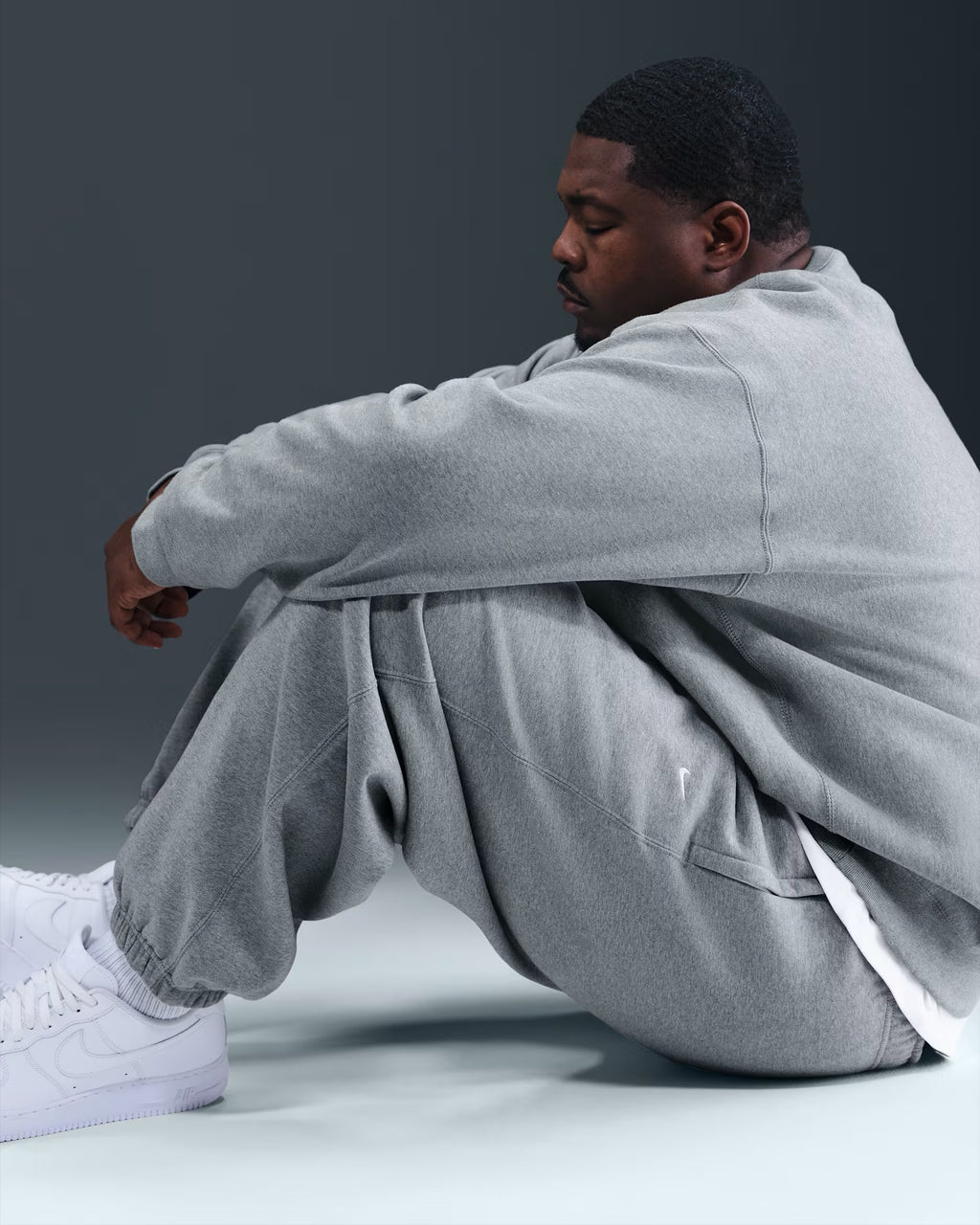 Pantalon à Revers en Fleece