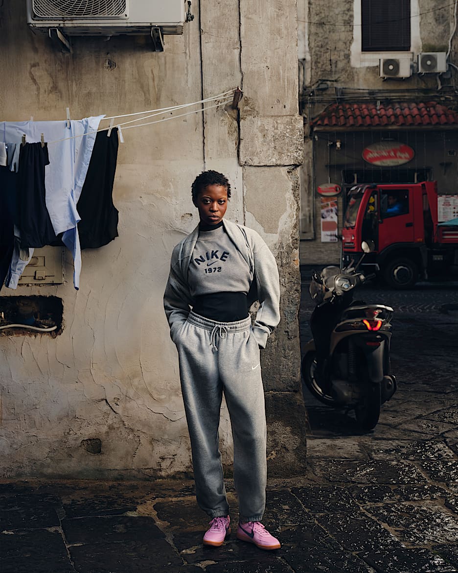 Pantalon de survêtement oversize à taille haute