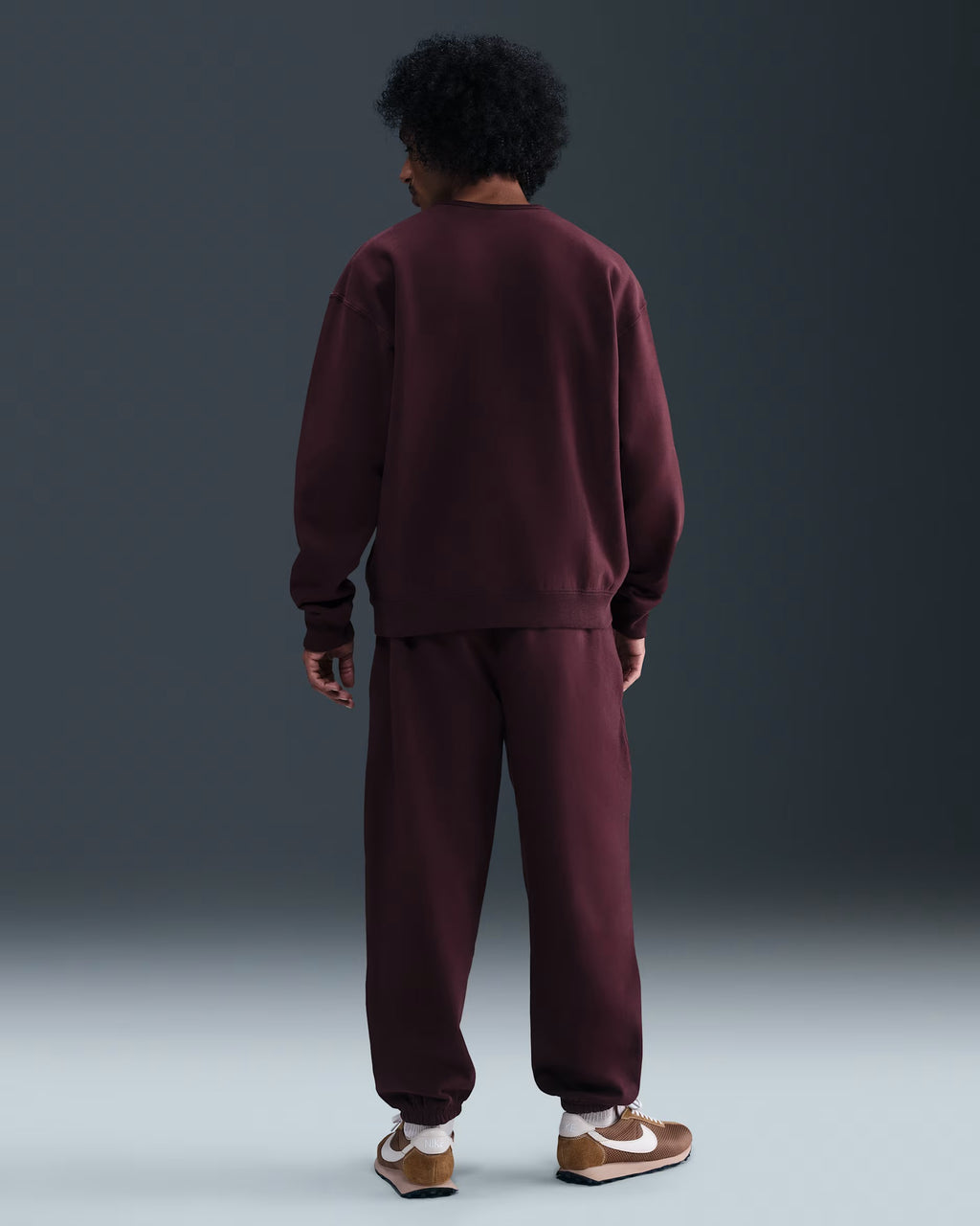 Pantalon à Revers en Fleece