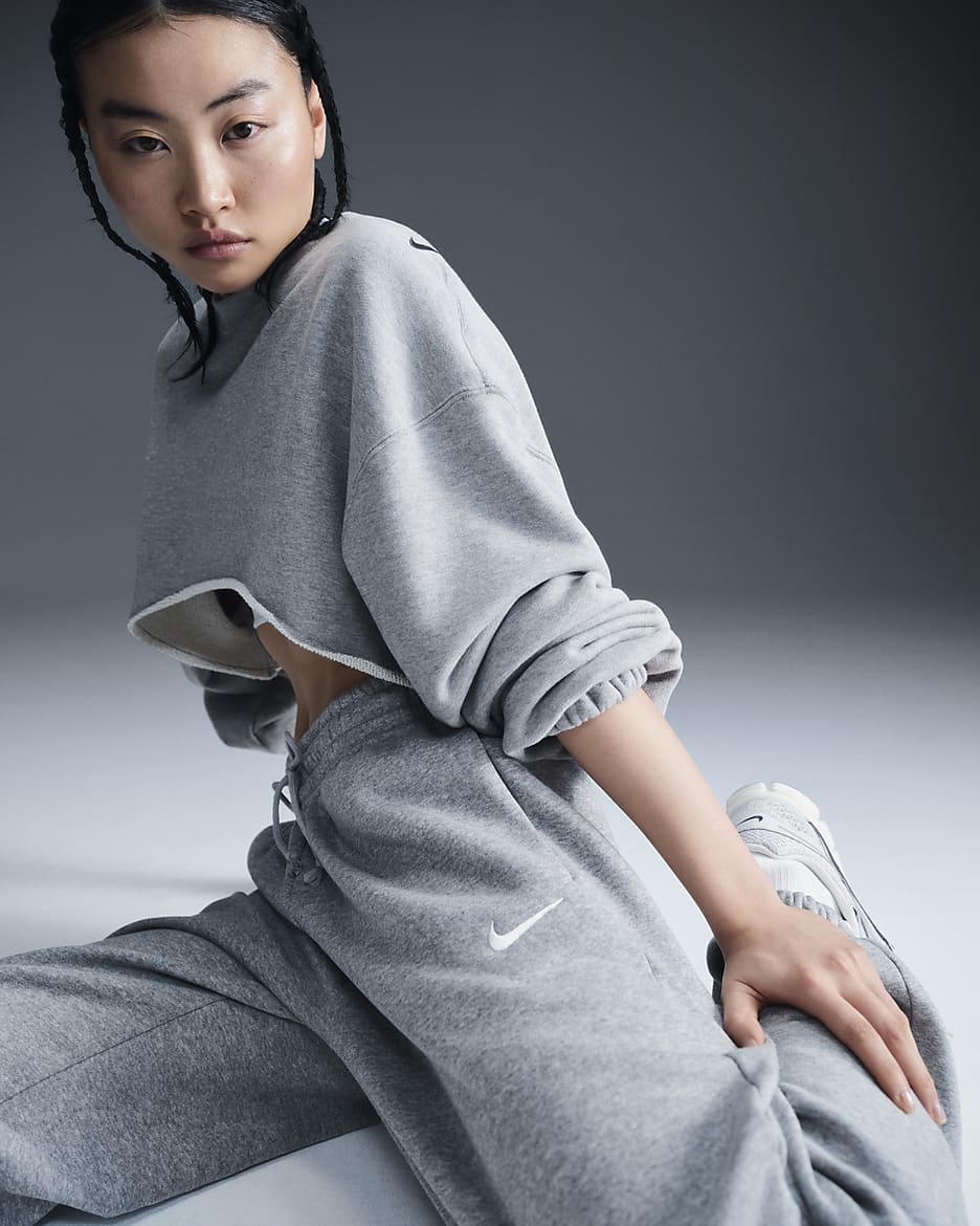 Pantalon de survêtement oversize à taille haute