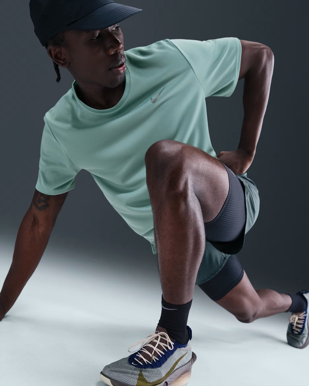 Haut de Running à manches courtes Dri Fit UV