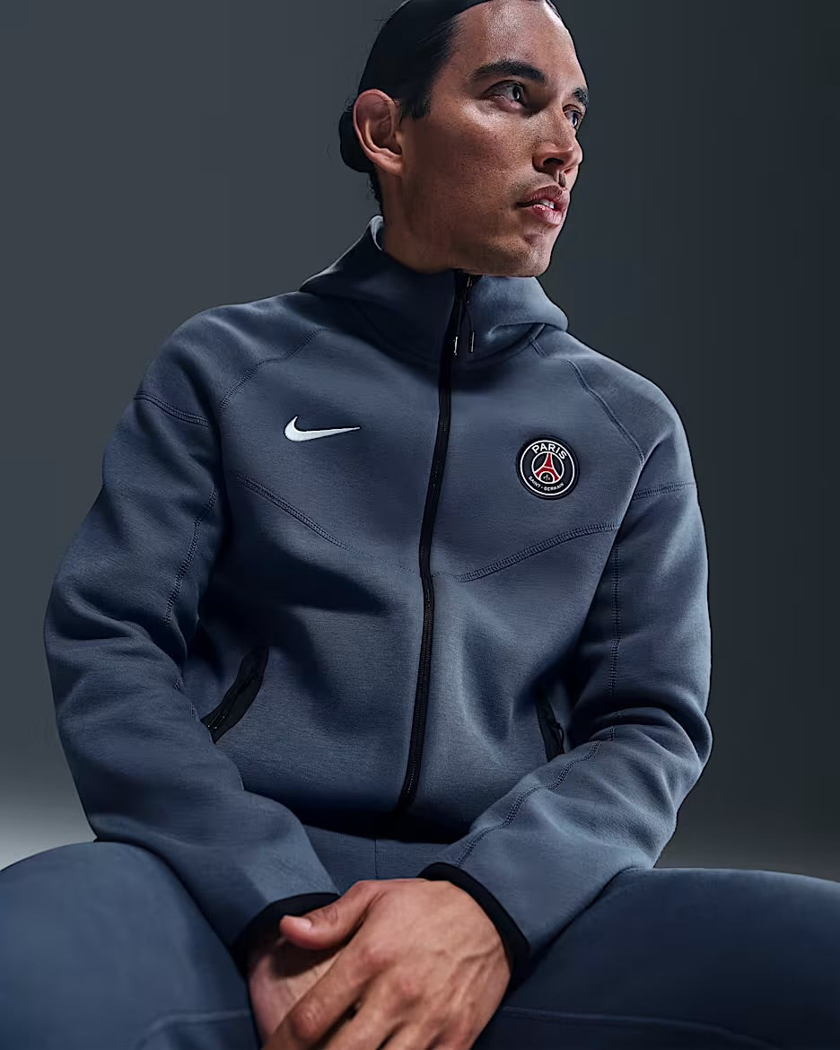 Sweat à Capuche et Zip en Tissu Fleece Nike Football