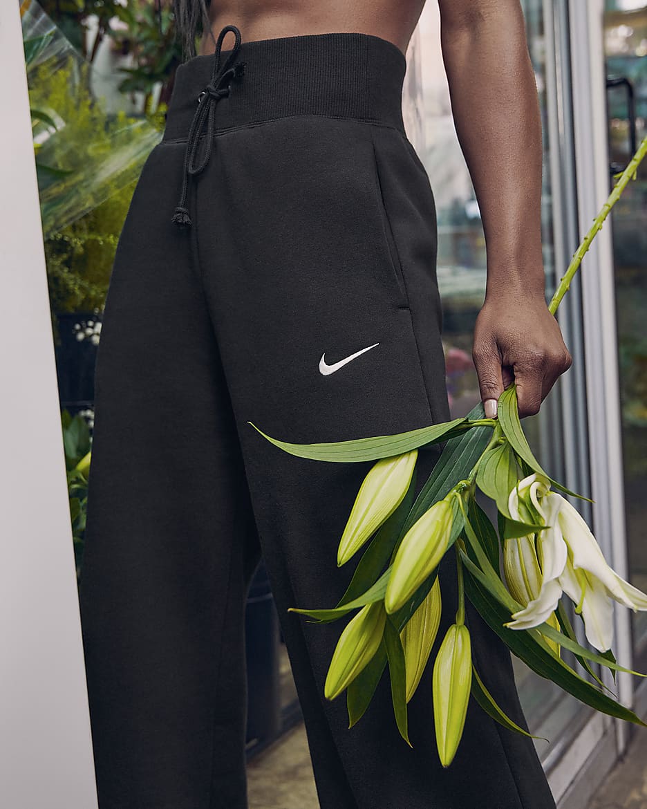 Pantalon De Survêtement Ample à Taille Haute