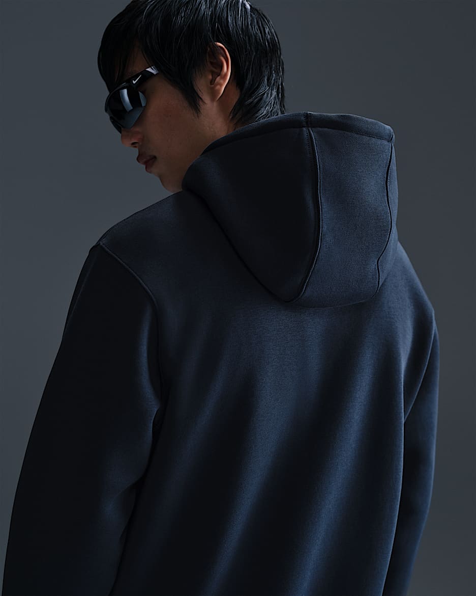 Sweat à capuche en tissu Fleece à zip