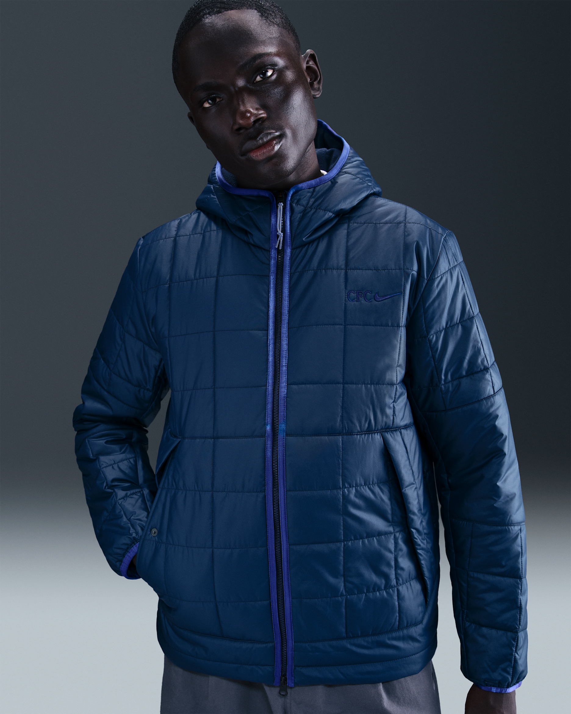 Veste à capuche et garnissage synthétique Nike Football