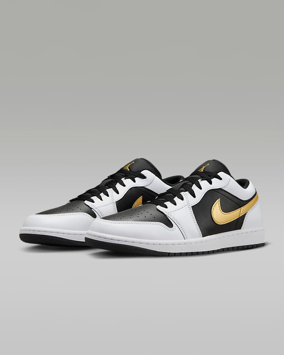 Air Jordan 1 Low - Blanc / Or