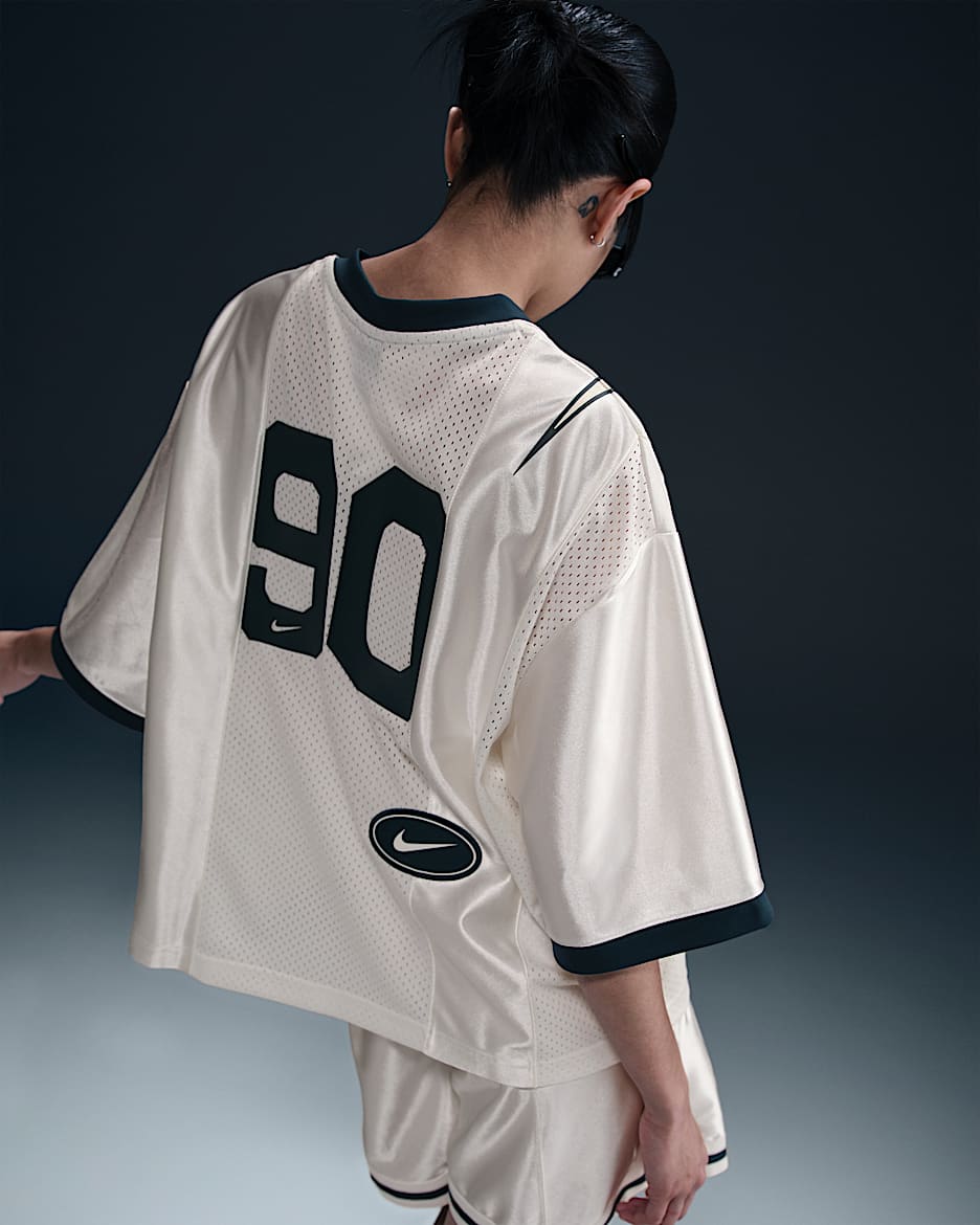 Maillot oversize à manches courtes et motif