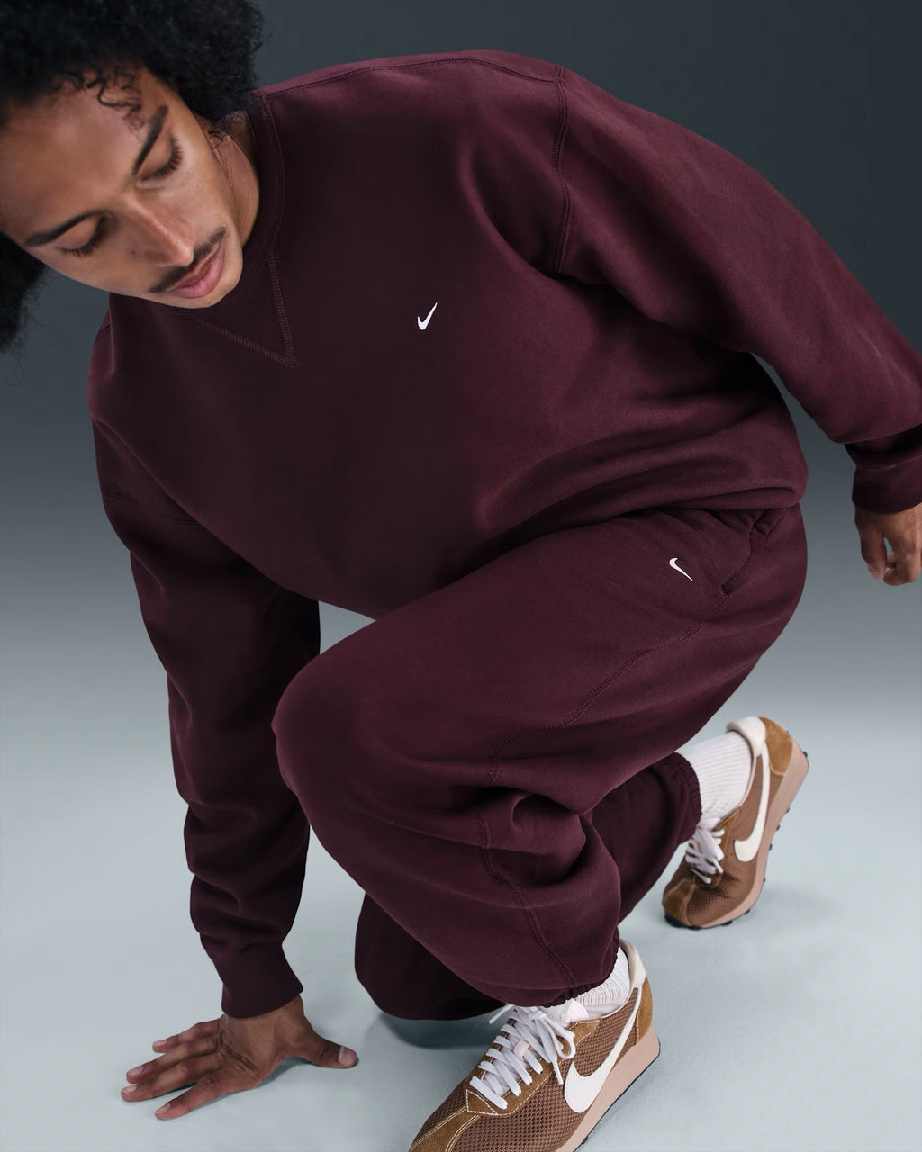 Pantalon à Revers en Fleece