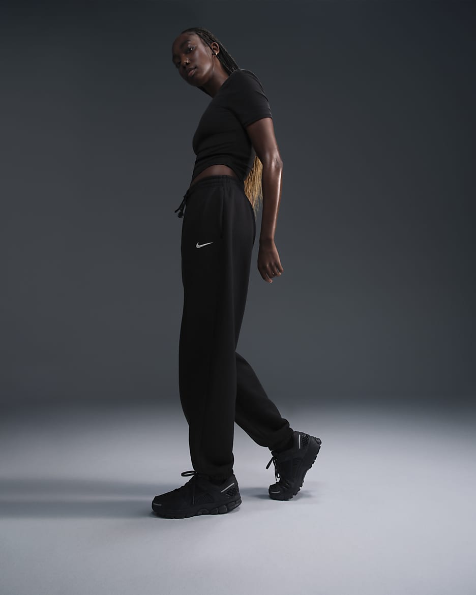 Pantalon de survêtement oversize à taille haute