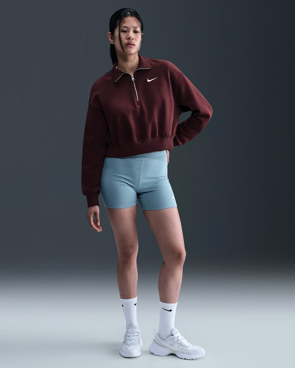 Sweat Court à 1/4 De Zip