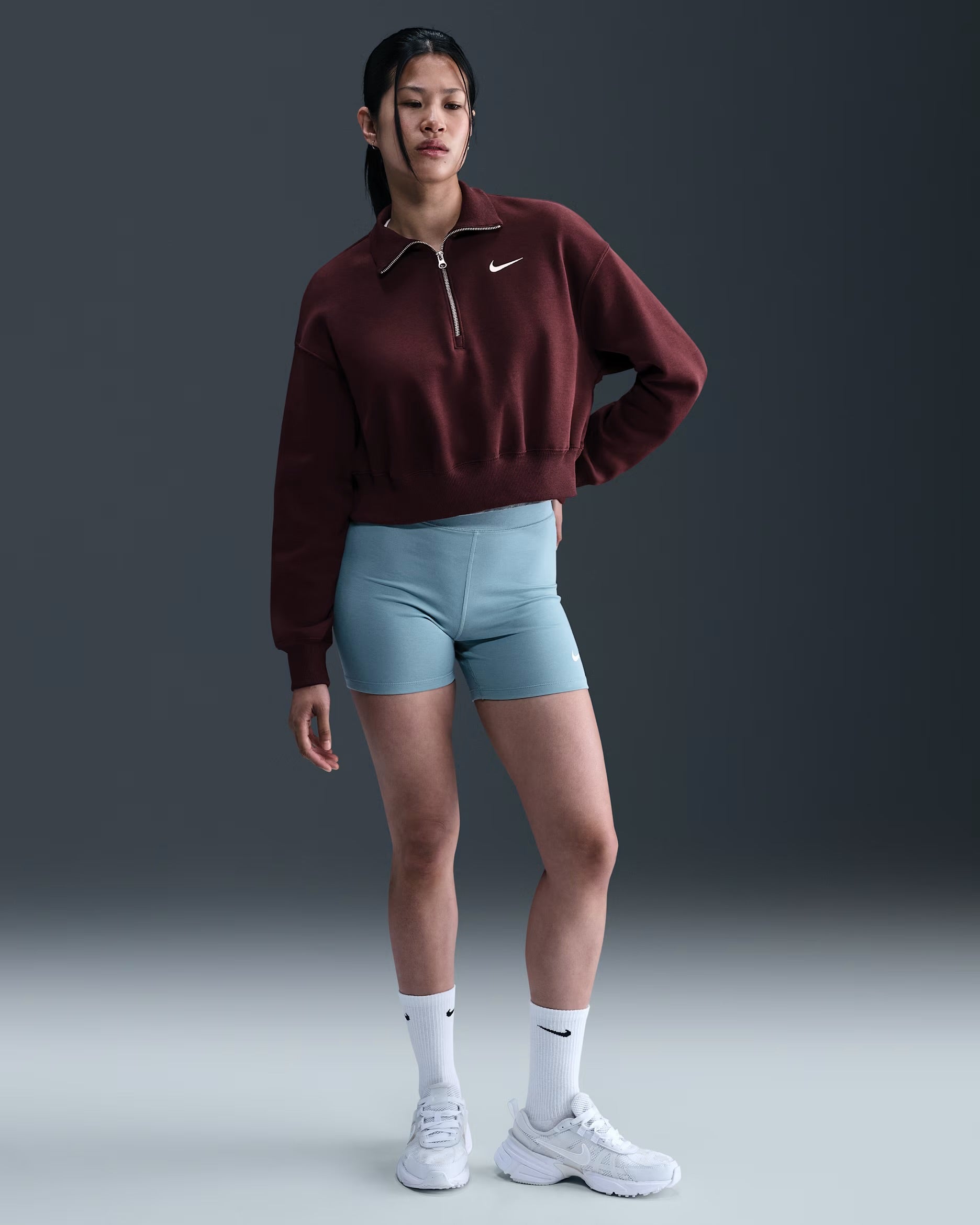 Sweat Court à 1/4 De Zip