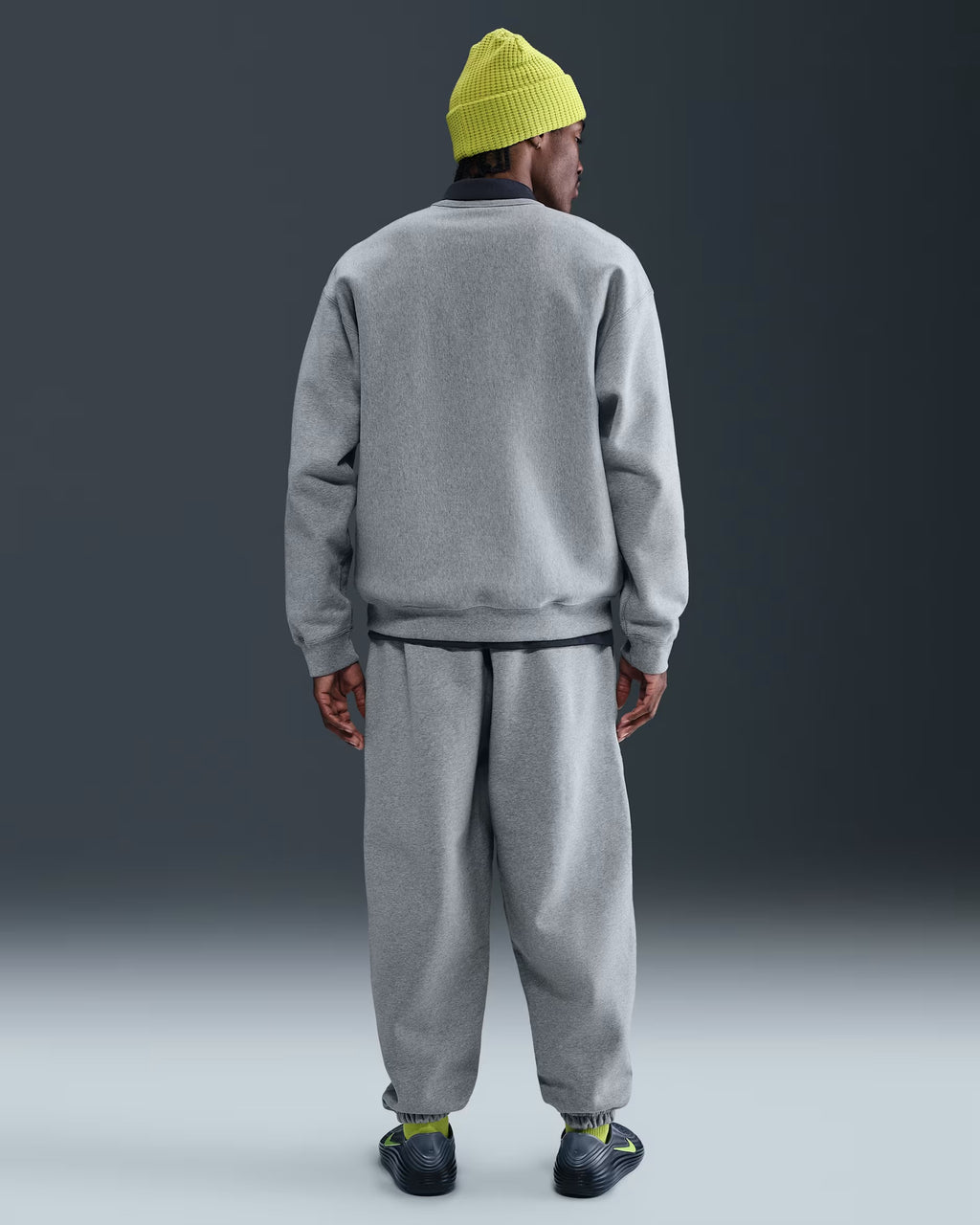 Pantalon à Revers en Fleece