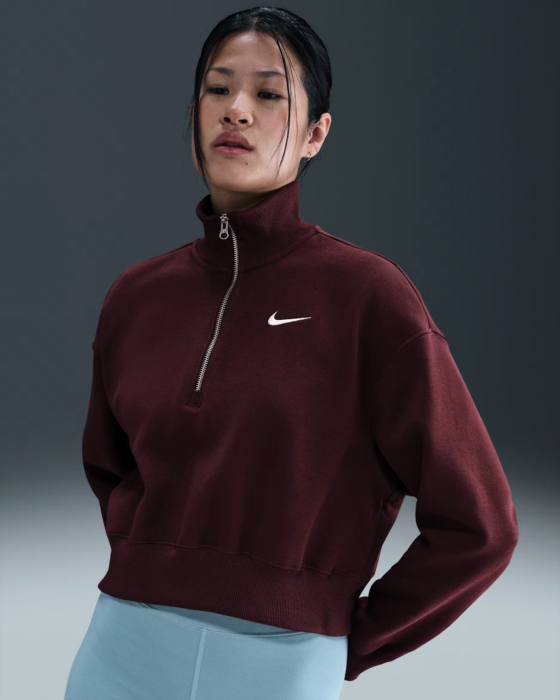 Sweat Court à 1/4 De Zip