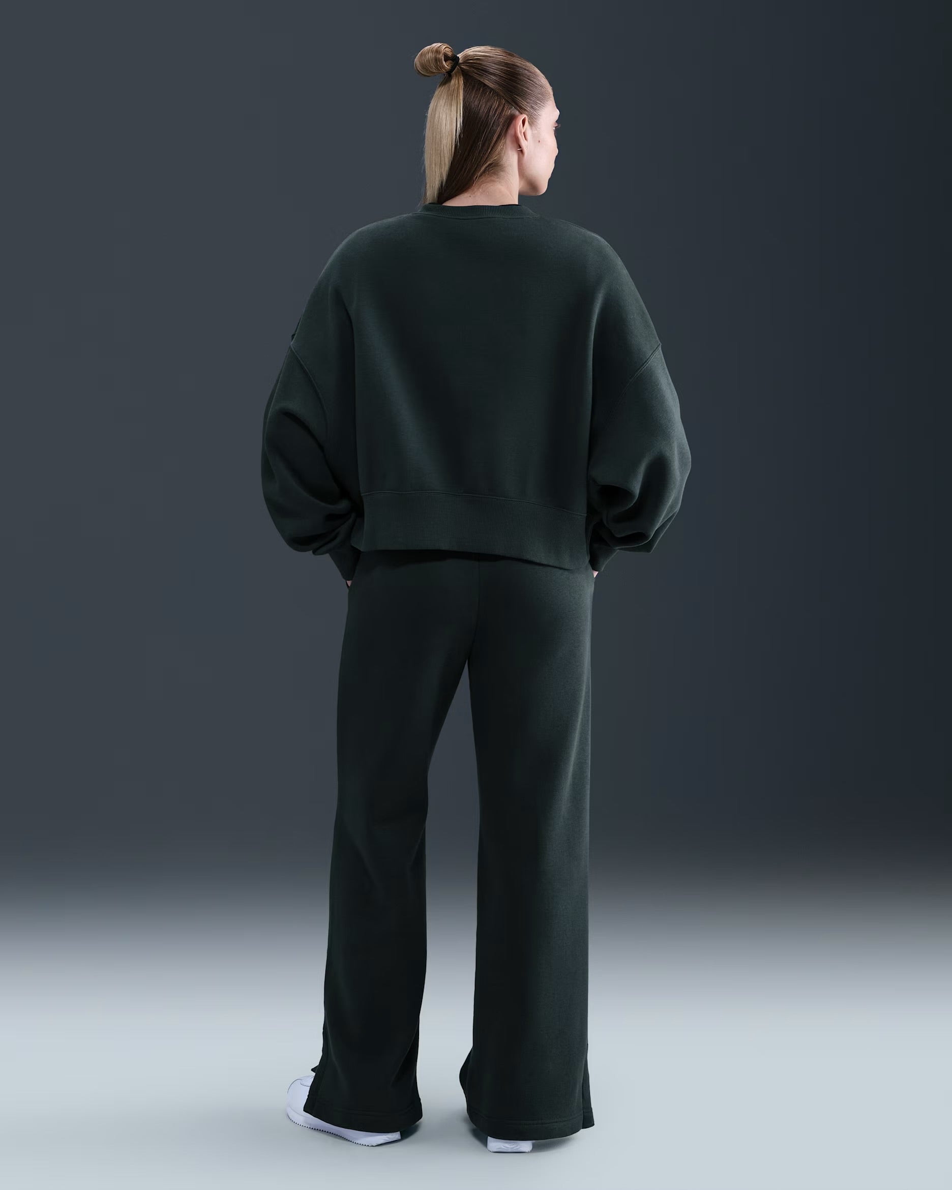 Pantalon Taille Haute à Jambes Larges
