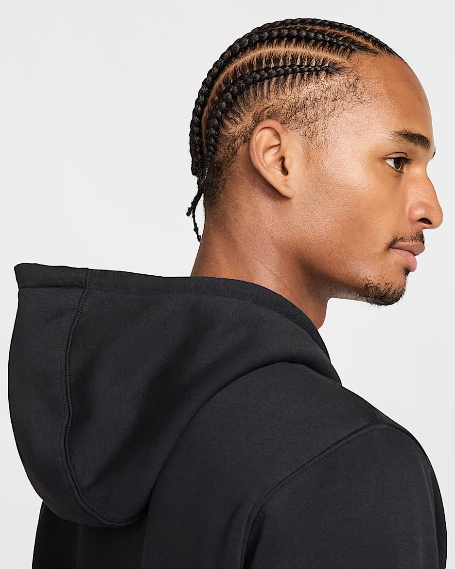 Sweat à capuche en tissu Fleece à zip