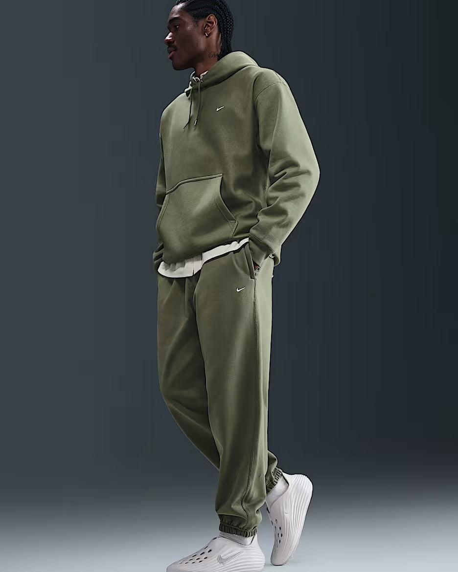 Pantalon à Revers en Fleece