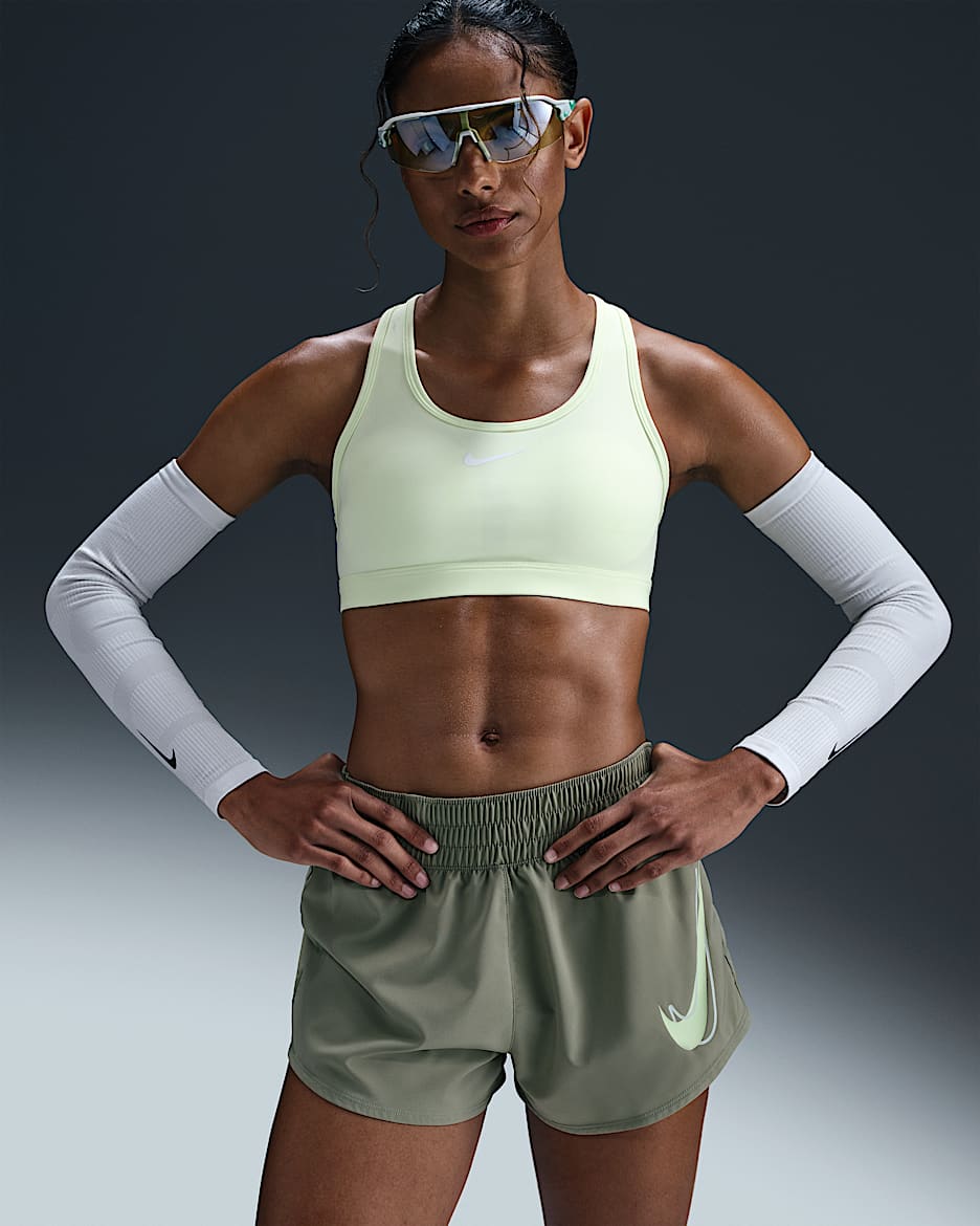 Short de running Dri-Fit taille mi-haute avec sous-short intégré