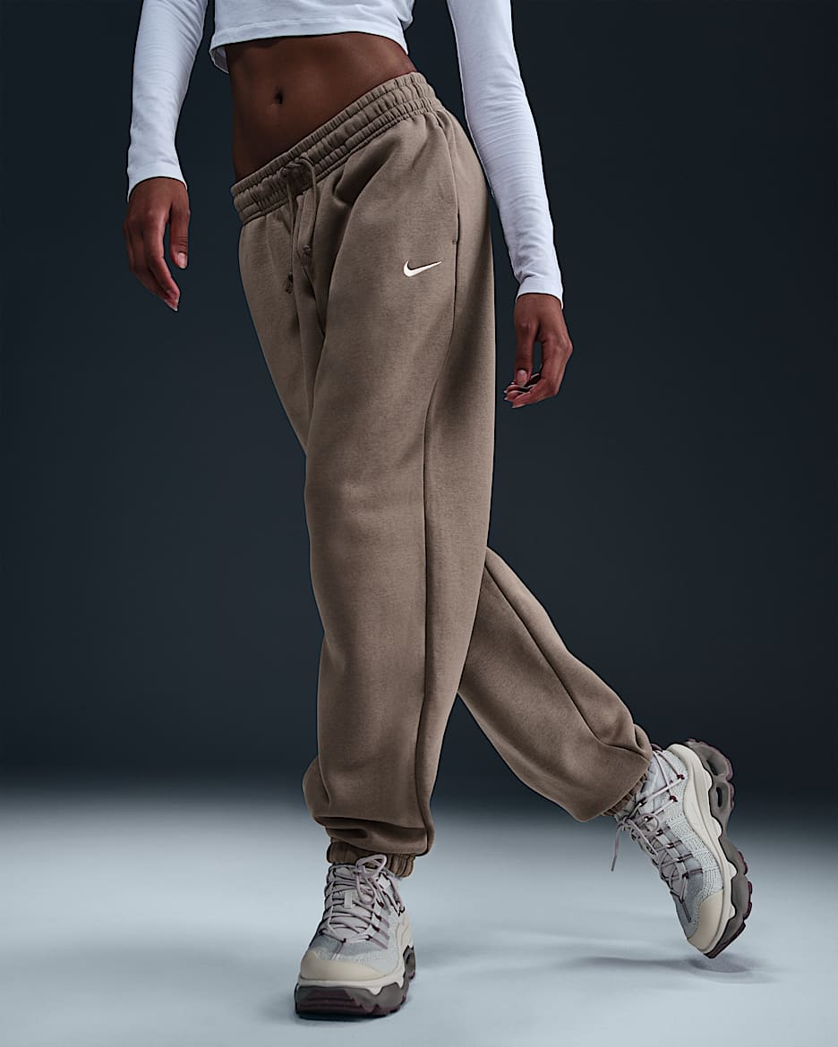Pantalon de survêtement oversize à taille haute