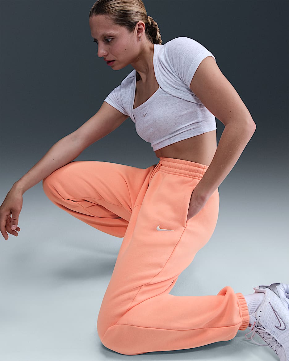 Pantalon de survêtement oversize à taille haute