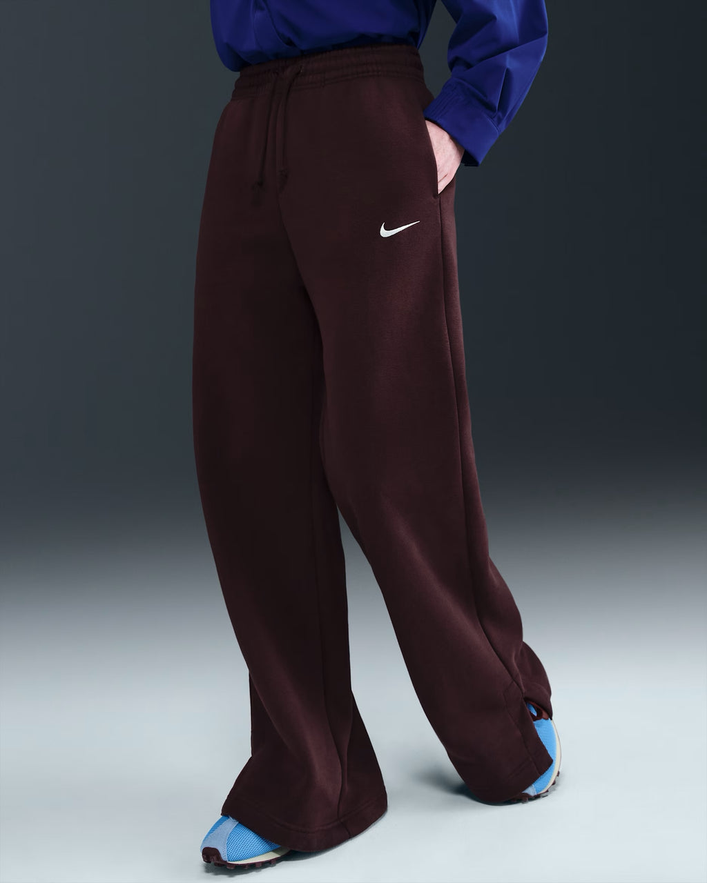 Pantalon Taille Haute à Jambes Larges