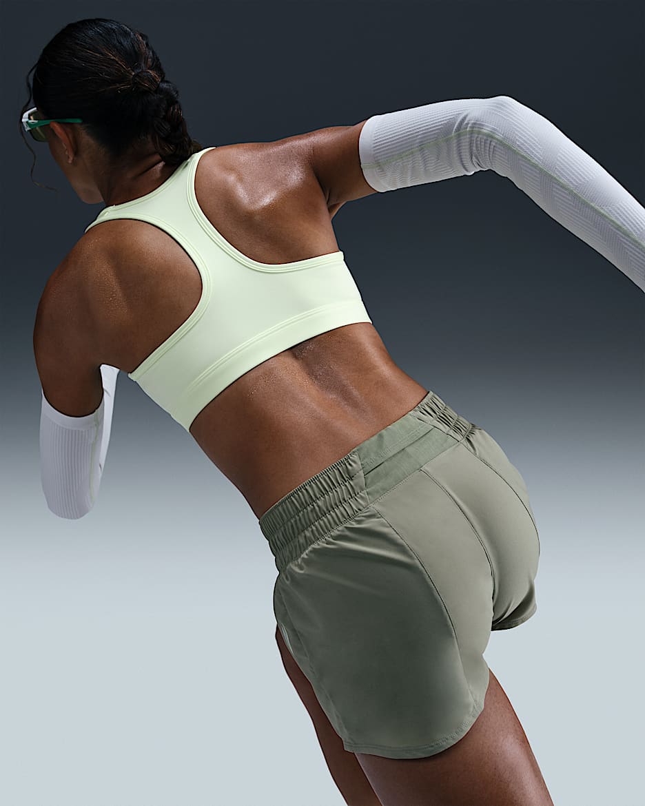 Short de running Dri-Fit taille mi-haute avec sous-short intégré