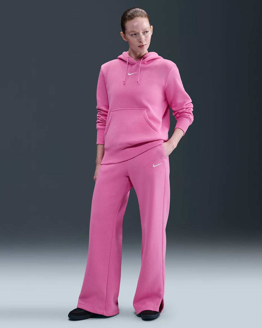 Pantalon Taille Haute à Jambes Larges