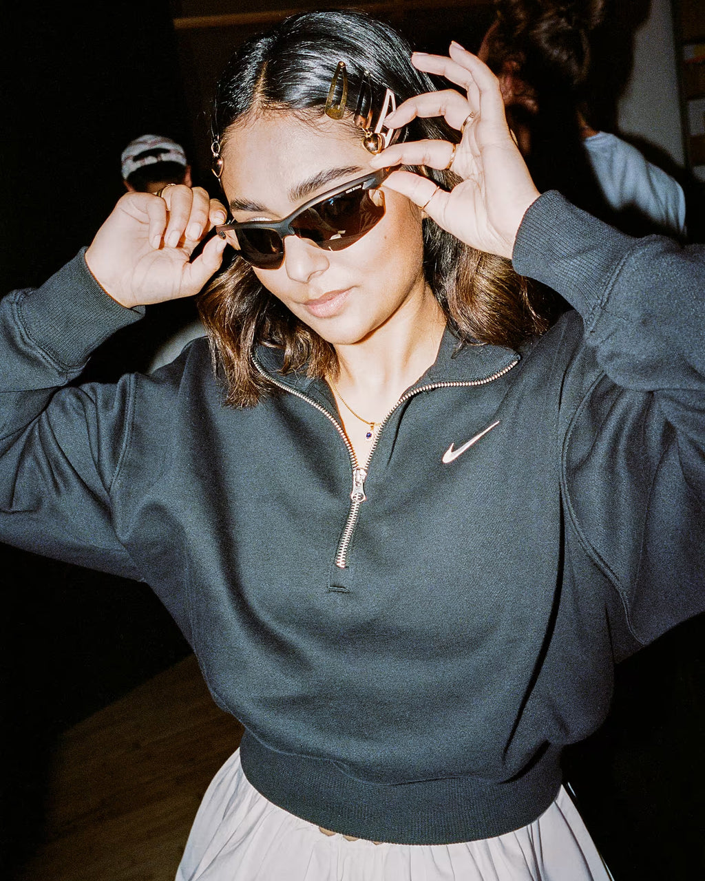 Sweat Court à 1/4 De Zip