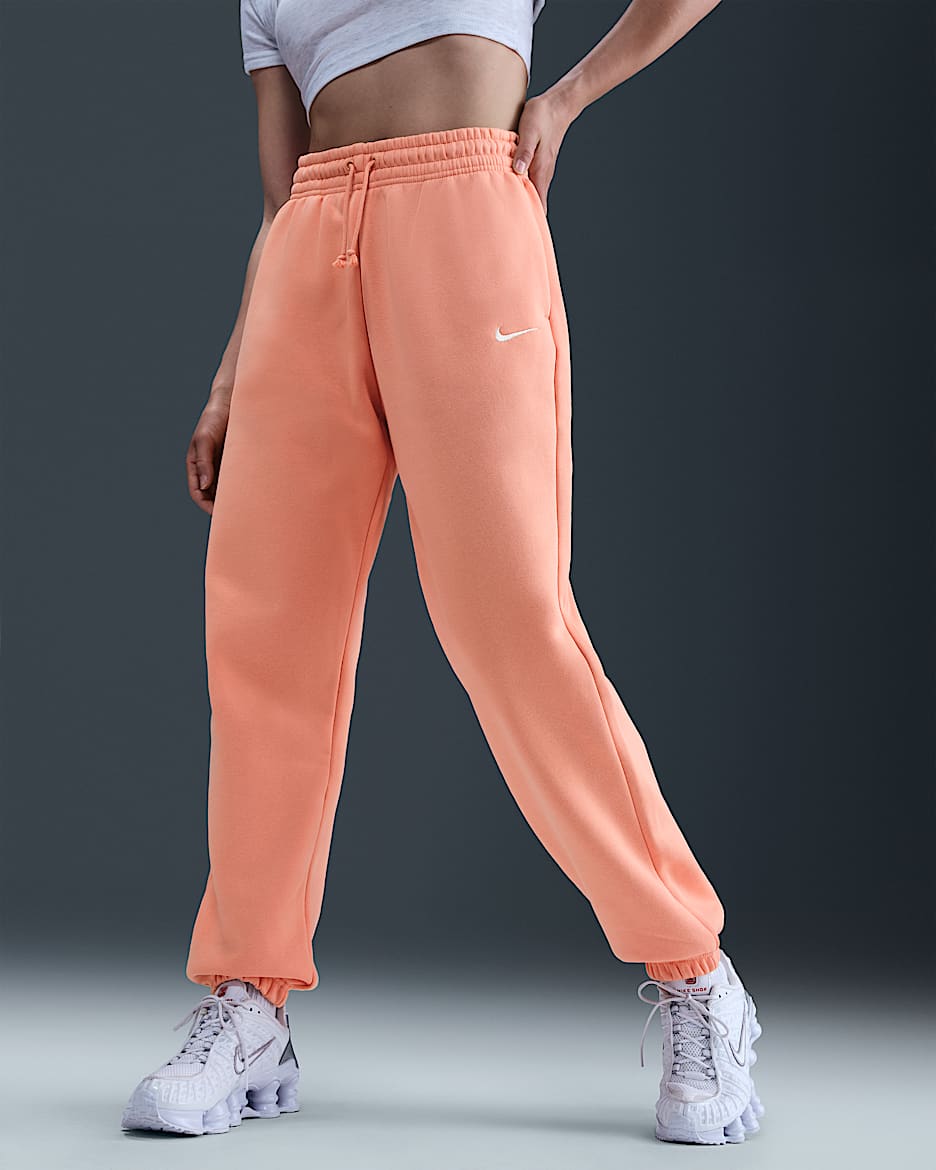 Pantalon de survêtement oversize à taille haute