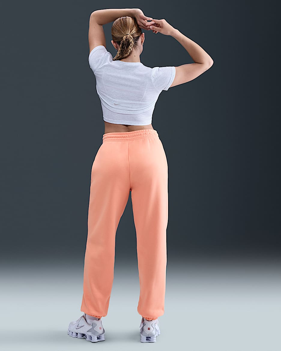 Pantalon de survêtement oversize à taille haute