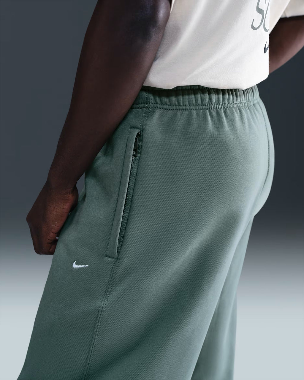 Pantalon à Revers en Fleece