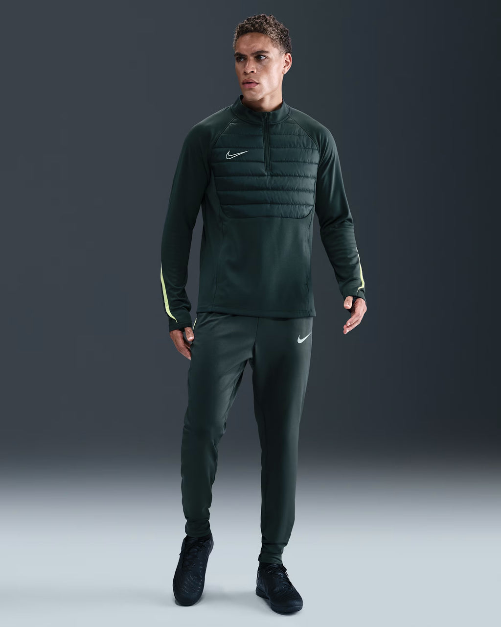 Haut de foot à demi-zip Therma-FIT